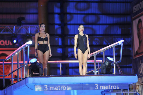 Verónica Hidalgo y Natalia Millán saltando juntas en '¡Mira quién salta!'