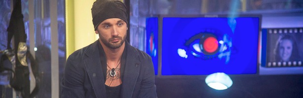 Danny en la sala de expulsión antes de su salida de 'Gran Hermano catorce'