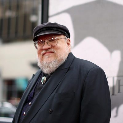 George RR Martin en la premiere de la tercera temporada de 'Juego de tronos'