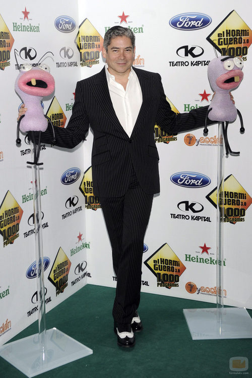 Boris Izaguirre en la fiesta de los mil programas de 'El Hormiguero'