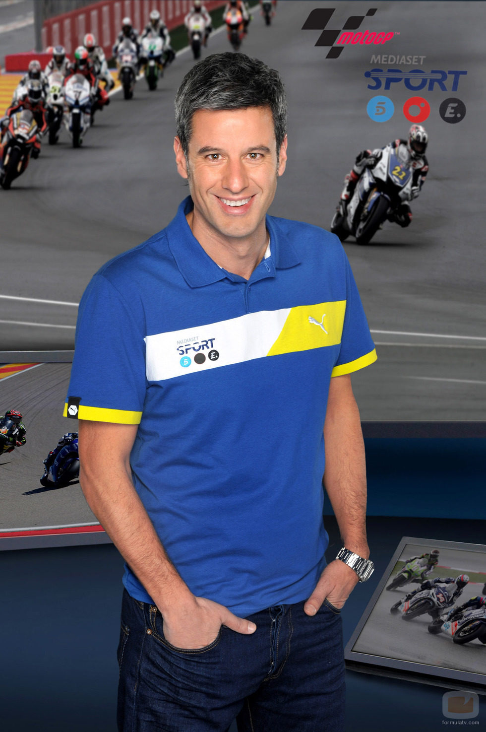 Nico Abad, comentarista del Mundial MotoGP 2013