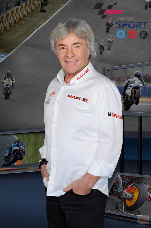 Ángel Nieto, comentarista del Mundial MotoGP 2013