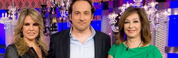 Carmen Porter, Iker Jiménez y Ana Rosa Quintana