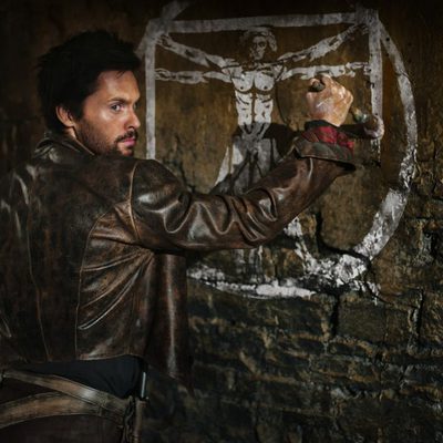 Tom Riley, en una escena de la serie 'Da Vinci's Demons'
