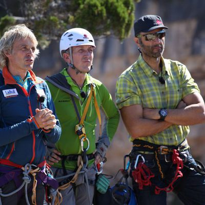 Kike Calleja y Rafa Lomana, entrenadores de los concursantes de 'Desafío en el abismo'