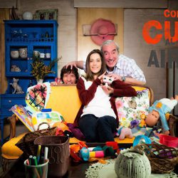 Sandra, Ángel y Paulino, en la segunda temporada de 'Con el culo al aire'