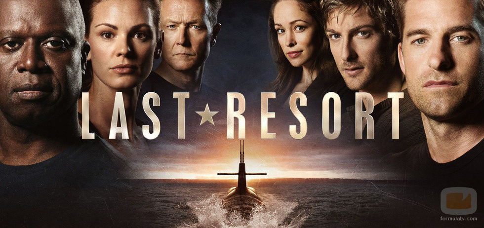 El reparto de 'Last Resort' unido en el cartel promocional