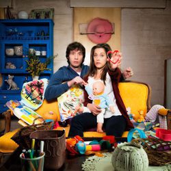 Raúl Arévalo y María León, actores de 'Con el culo al aire'