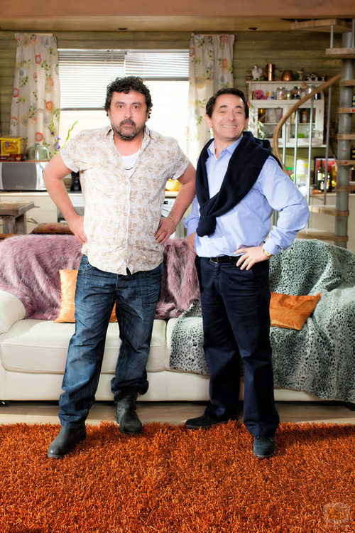 Tino y José Luis, personajes de 'Con el culo al aire'