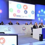 Presentación de los resultados de Mediaset España, en la junta de accionistas