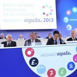 Directivos de Mediaset España presentan los resultados económicos del grupo