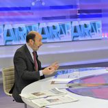 Ana Rosa Quintana entrevistando a Alfredo Pérez Rubalcaba