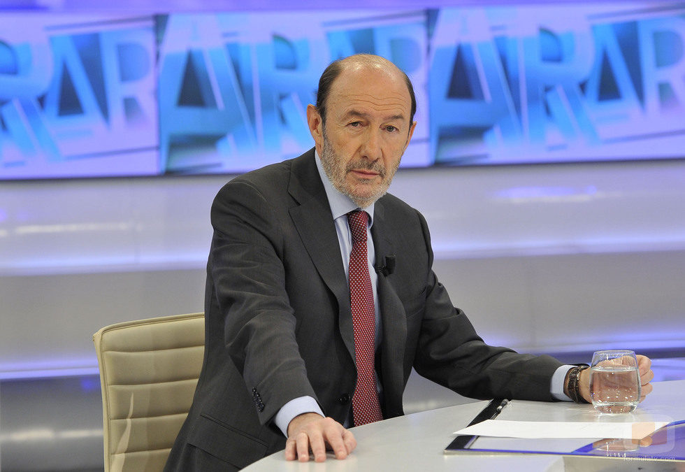 Alfredo Pérez Rubalcaba en 'El programa de Ana Rosa'