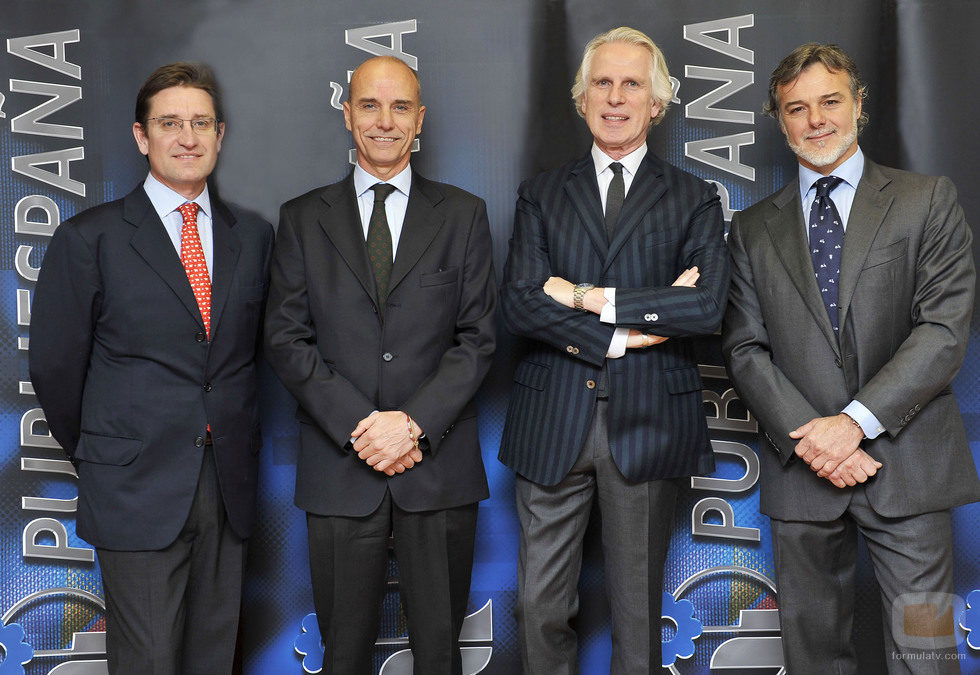 Lázaro García, Marco Seniga, Giuseppe Tringali y Giuseppe Silvestroni