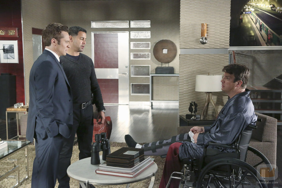 Richard Castle recibe visita