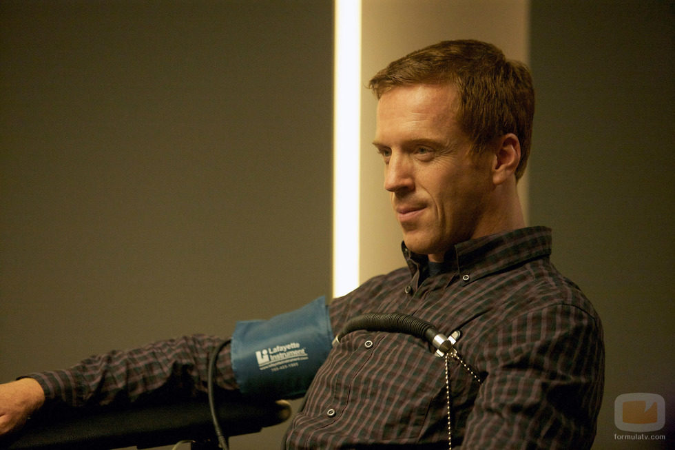 Nicholas Brody en la prueba del polígrafo