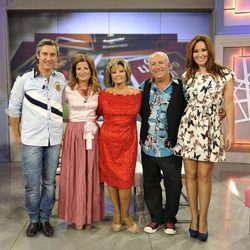 Juan Luis Alonso, Concha Galán, María Teresa Campos, Carlos Ferrando y Chayo Mohedano