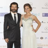 Rodolfo Sancho y Michelle Jenner en los Premios Iris 2013
