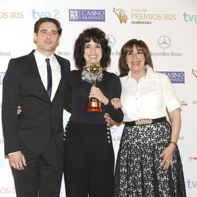 Llorenç González, Adriana Ozores y Concha Velasco en los Premios Iris 2013