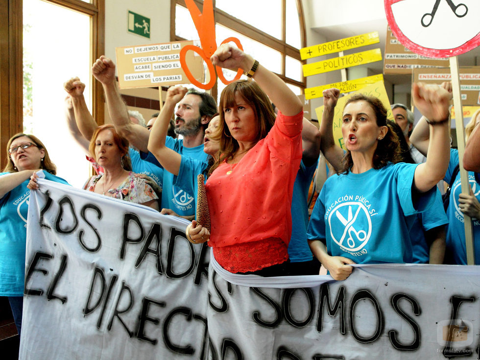 Alicia reivindicando sus derechos