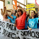 Alicia reivindicando sus derechos