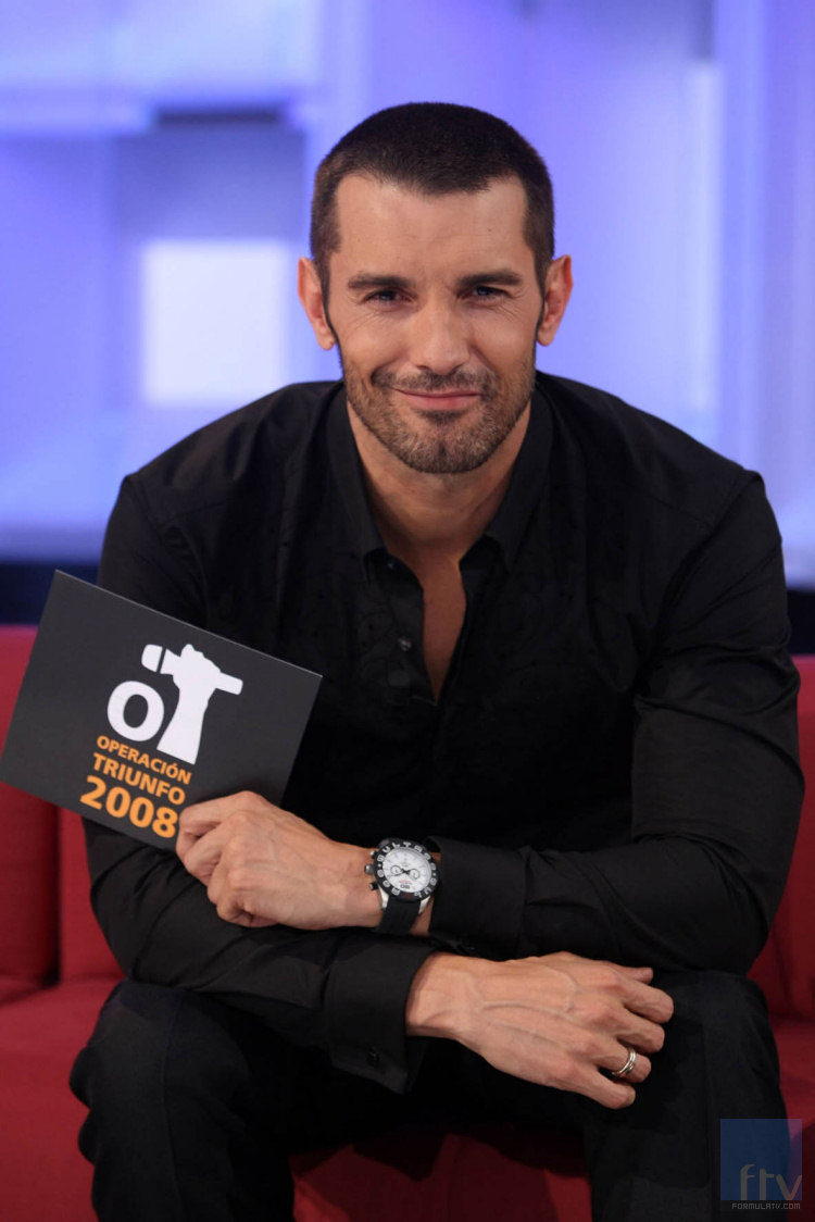 Jesús Vázquez el presentador de 'Operación triunfo 2008'