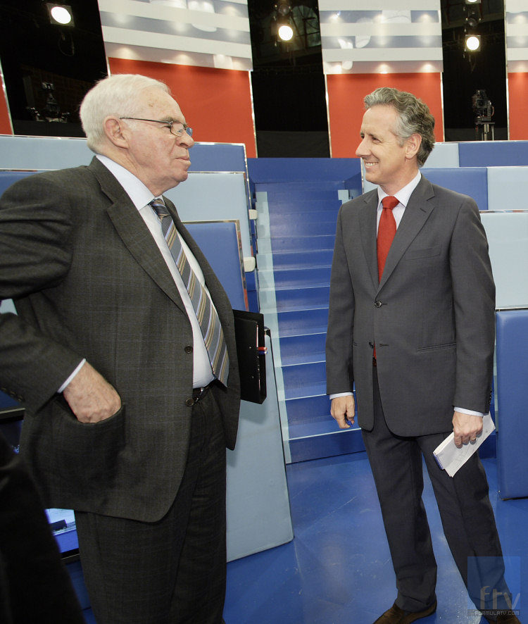 Luis Aragonés con Lorenzo Milán en 'TUPPU'