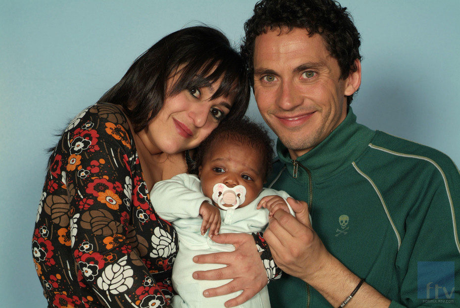 Luisma, Macu y su bebé Luisito en 'Aída'