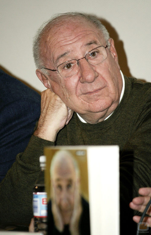 Alfredo Landa en la presentación de su libro