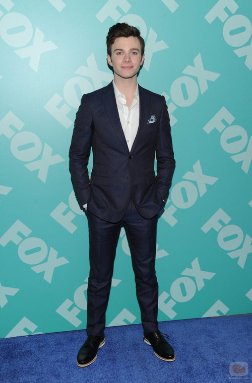 Chris Colfer ('Glee') en los Upfronts 2013 de Fox