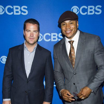 Chris O'Donnell y LL Cool J en los Upfronts 2013 de CBS