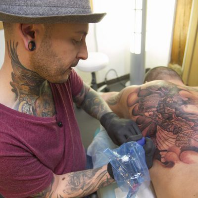 Javi Galien, en 'Madrid Ink'