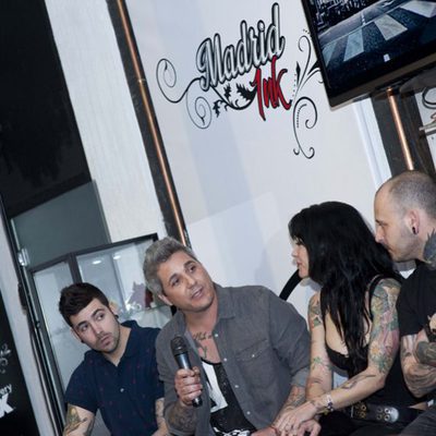 El equipo de 'Madrid Ink' en la presentación del programa