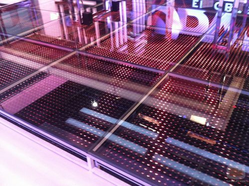 Luces LEDs del suelo de 'El objetivo'