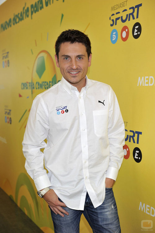 David Ibáñez, narrador de partidos de la Copa FIFA Confederaciones de Brasil