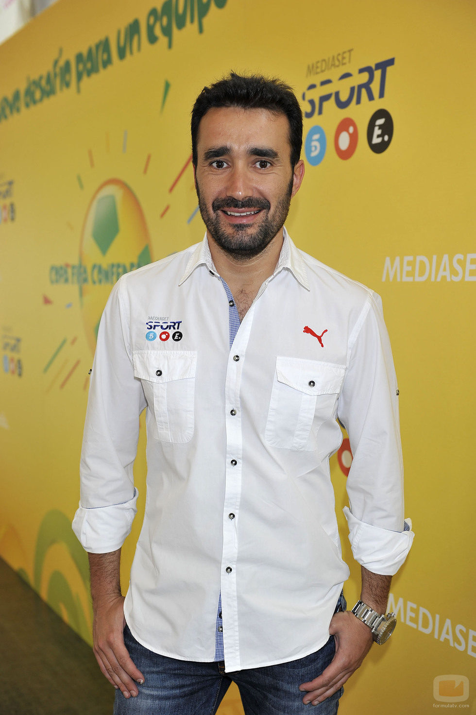 Juanma Castaño, periodista deportivo de Mediaset España