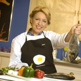 Susi Díaz en el plató de 'Proteína Marina'