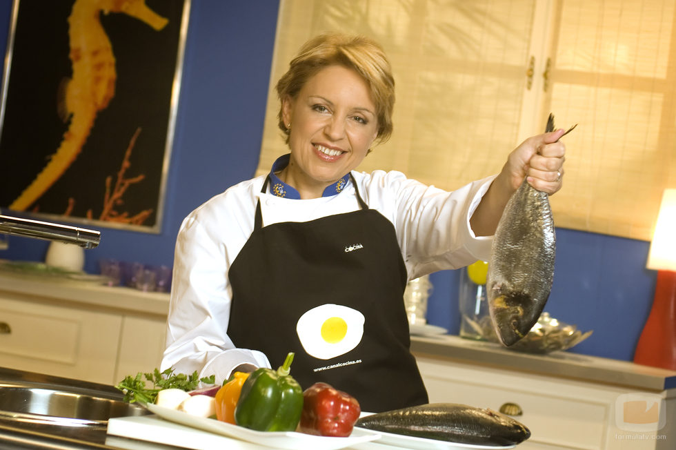 Susi Díaz en el plató de 'Proteína Marina'