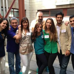 Clara, Juan Manuel, Nati, José Luis, María, Paloma, Noé y Efrén