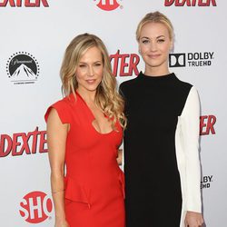 Julie Benz y Yvonne Strahovski, en la presentación de la última temporada de 'Dexter'