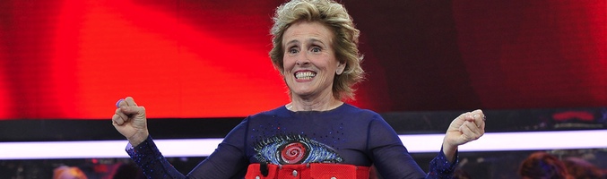 Mercedes Milá, emocionada en la final de 'Gran Hermano catorce'
