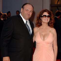 James Gandolfini y Susan Sarandon en la presentación de "Romance & Cigarettes"