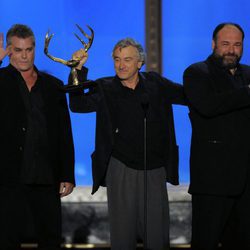 Ray Liotta, Robert De Niro y James Gandolfini en los Guys Choice Awards