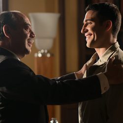 Tito Valverde y Miguel Ángel Silvestre en 'Galerías Velvet'