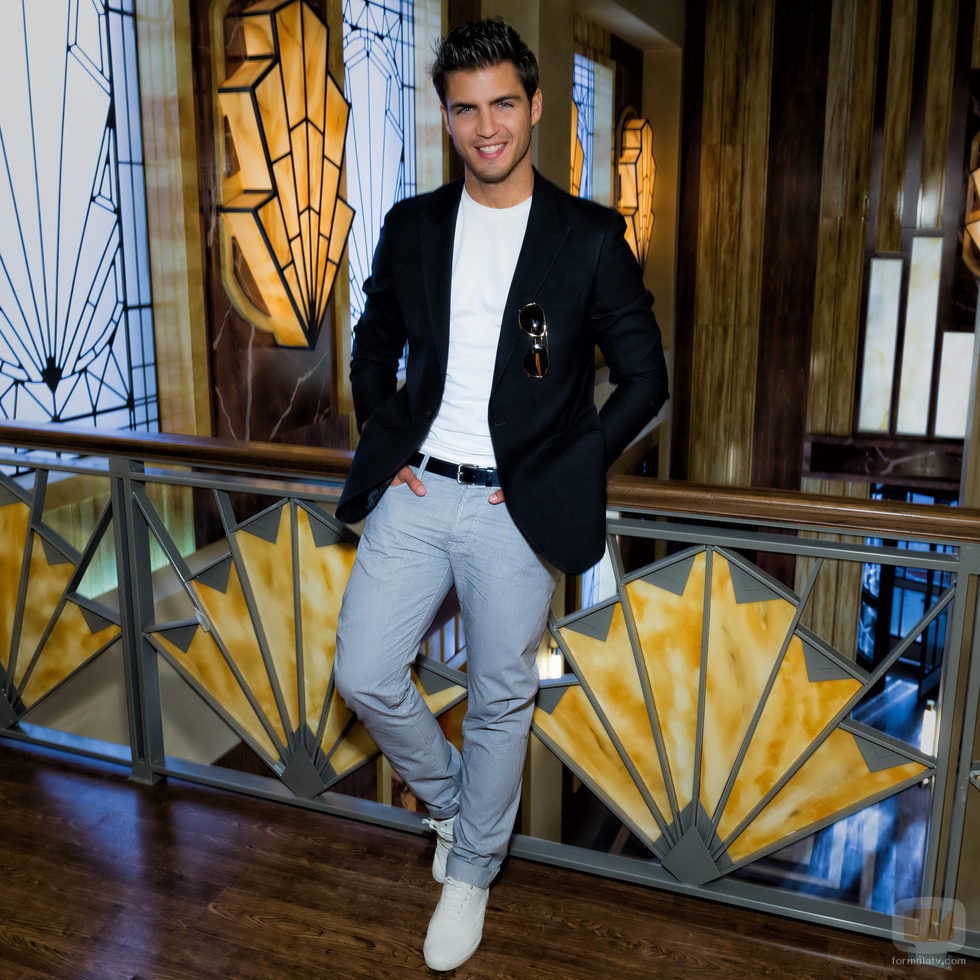 Maxi Iglesias en la presentación de 'Galerías Velvet'