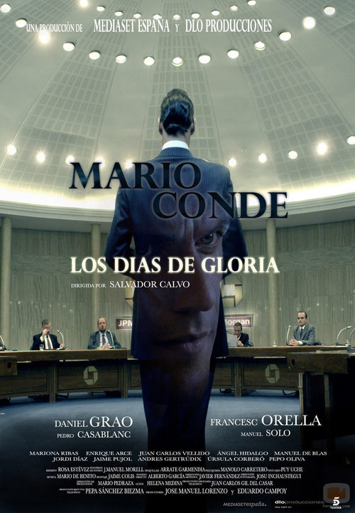 Cartel promocional de la TV movie 'Mario Conde. Los días de gloria'