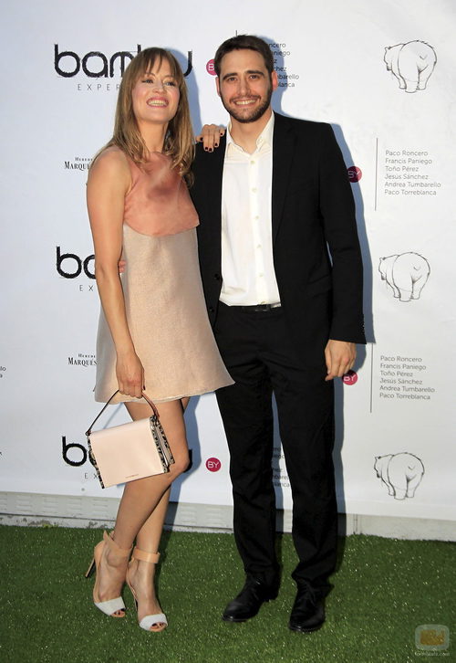 Marta Larralde y Llorenç González en la fiesta de aniversario de Bambú Producciones