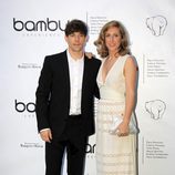 Adrián Lastra y Cecilia Freire en el aniversario de Bambú Produccioens
