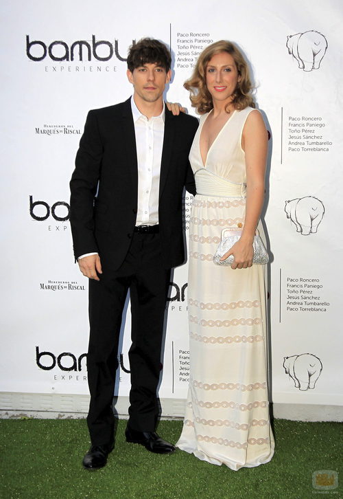 Adrián Lastra y Cecilia Freire en el aniversario de Bambú Produccioens