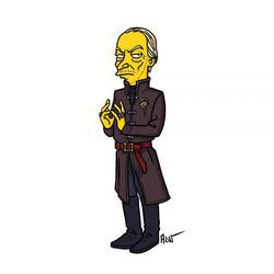 Tywin Lannister, de 'Juego de tronos', como personaje de 'Los Simpson'